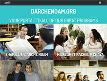 Tablet Screenshot of darchenoam.org